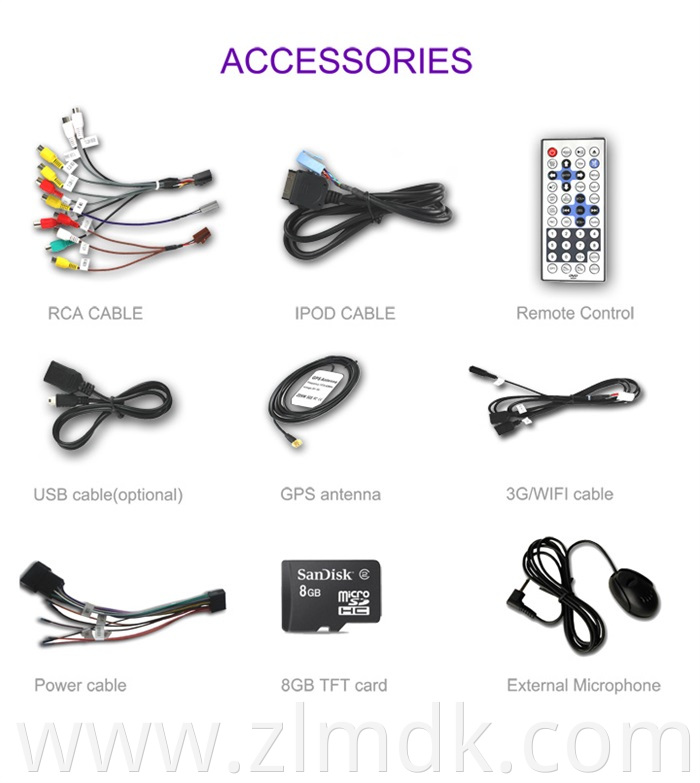 2 din multimedia system for Cayenne 2010